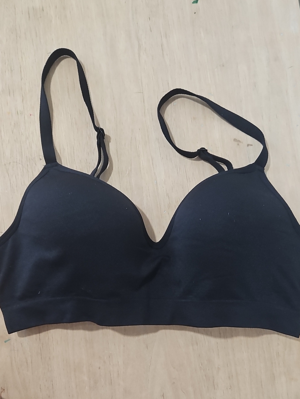 Felina Lingerie Black No Wire Bra Size Medium